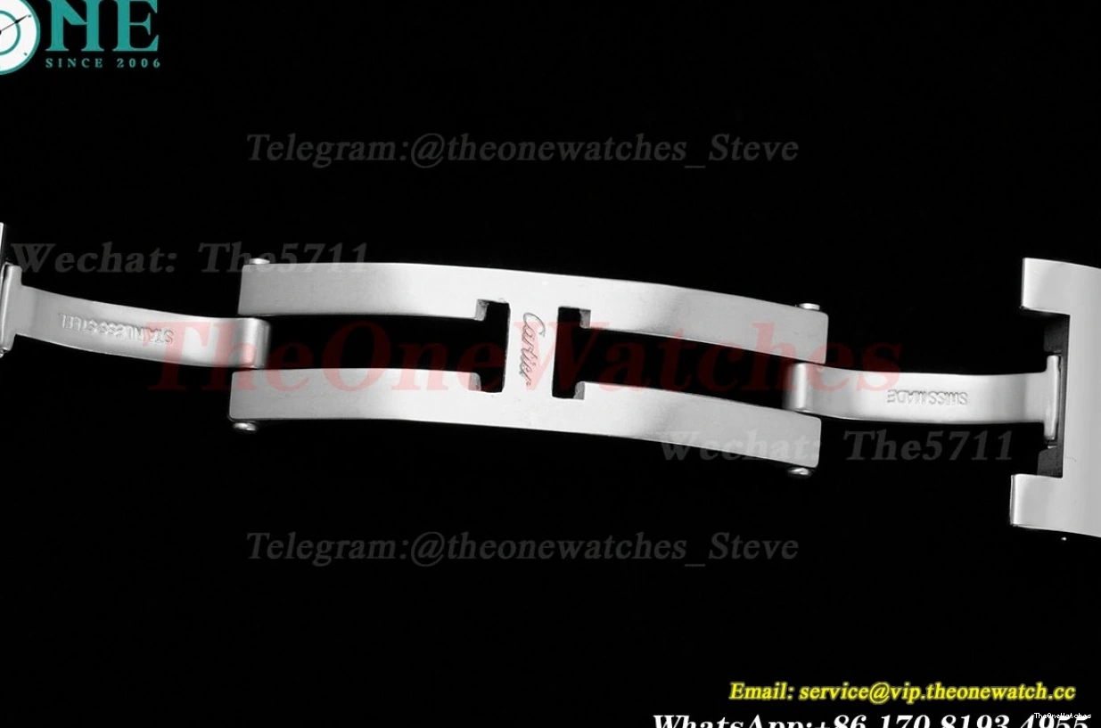 Ballon YG De Stk Bleu Wht 3KF Cartier A076 SS 36mm 0426